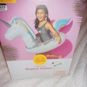 Sun Squad Inflatable Magical  Unicorn pool float 4ft 3 in long